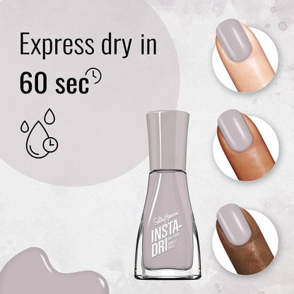 Insta-Dri Nail Polish Lacquer, against the Grey-In, 0.31 Fl Oz