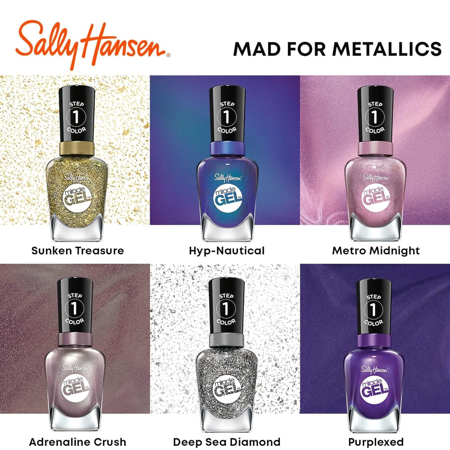 Miracle Gel Nail Polish, Shade Game of Chromes 149 (Packaging May Vary)