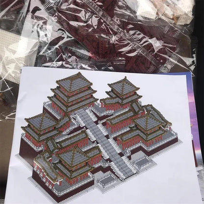 World Architecture Building Blocks Set Landmarks Diamond Blocks Toys (Height 20-40cm) Saint Basil's Cathedral, Big Ben, Taj Mahal, White House, Louvre Museum, Arc de Triomphe, London Bridge