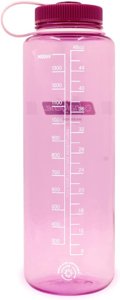 Sustain Tritan Bpa-Free Water Bottle Made with Material Derived from 50% Plastic Waste (Using ISCC Certified Mass Balance), 48 OZ, Wide Mouth, Cosmo