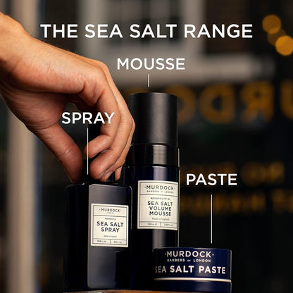Sea Salt Volume Mousse | Thickening Matte Provides Volume and Hold | Vegan | Made in England | 5.07 Oz