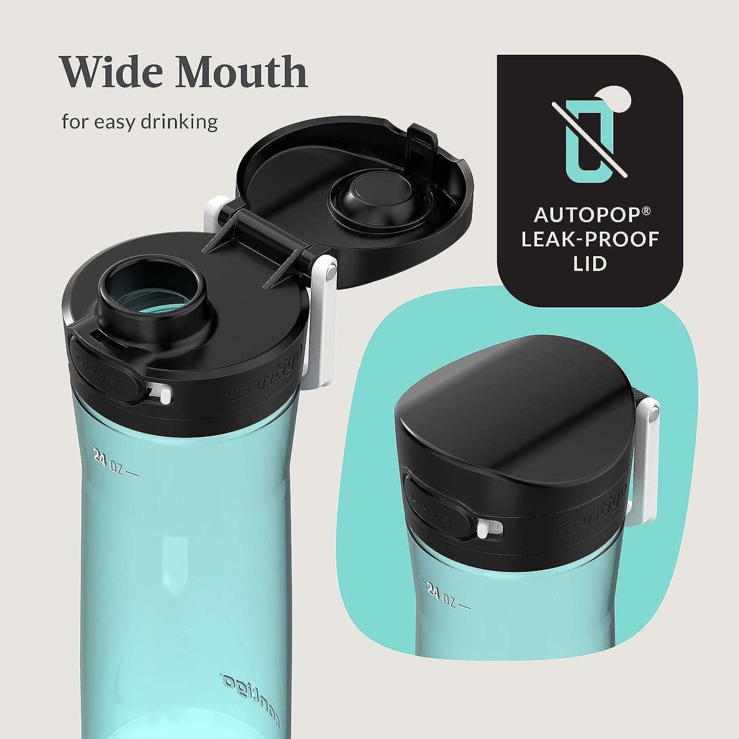 Jackson 2.0 Leak-Proof Water Bottle, 24 Oz., 2-Pack - WORLD TIME VISITS