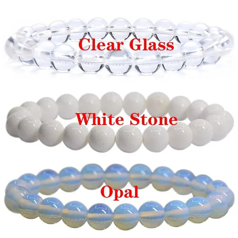 6mm 8mm Natural Stone Chakra Beaded Charm Bracelets Tiger Eye Amethyst Lapis Lazuli Healing Beads Bracelet Women Yoga Jewelry