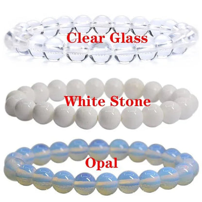 6mm 8mm Natural Stone Chakra Beaded Charm Bracelets Tiger Eye Amethyst Lapis Lazuli Healing Beads Bracelet Women Yoga Jewelry