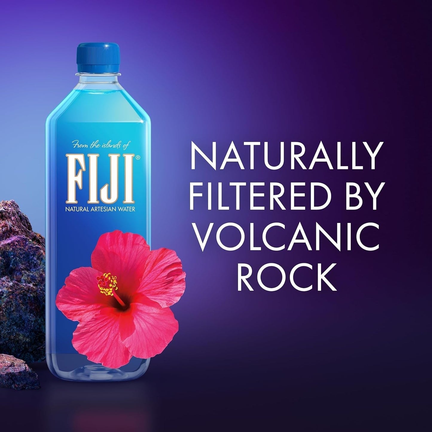 Natural Artesian Bottled Water 1 Liter / 33.8 Fl Ounce (Pack of 6)