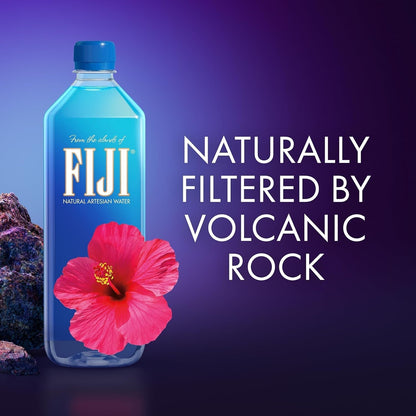 Natural Artesian Bottled Water 1 Liter / 33.8 Fl Ounce (Pack of 6)