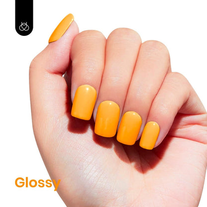Beetles Gel Nail Polish, 1Pcs 15Ml Yellow Gel Polish Citrus Yellow Color Gel Polish Soak off Uv Led Gel Nail Art Diy Gel Nail Gift Spree Manicure for Girls Women
