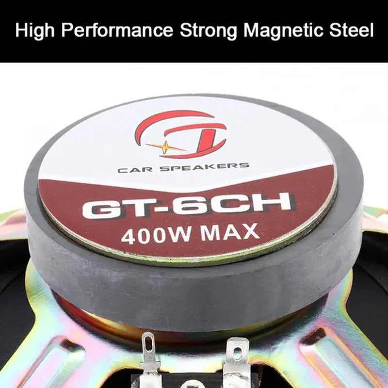 6 Inch 400W Car Coaxial Speaker Vehicle Door Auto Audio Music Stereo Full Range Frequency Hifi Speakers