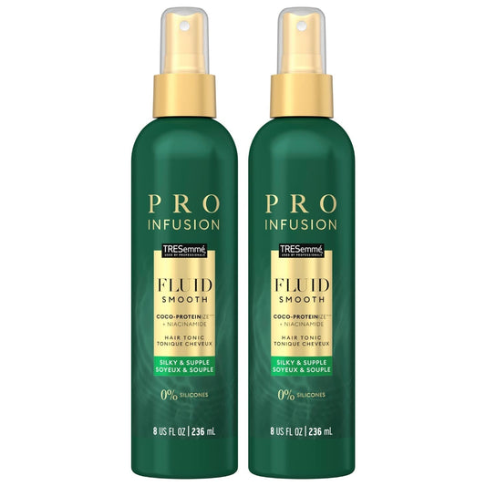 Tresemme Pro Infusion Volume Tonic Hair Thickening Spray, 8 Oz - with Natural Coconut, Plant-Based Texturizing Spray, Biotin Products for Women, 2 Pack - WORLD TIME VISITS