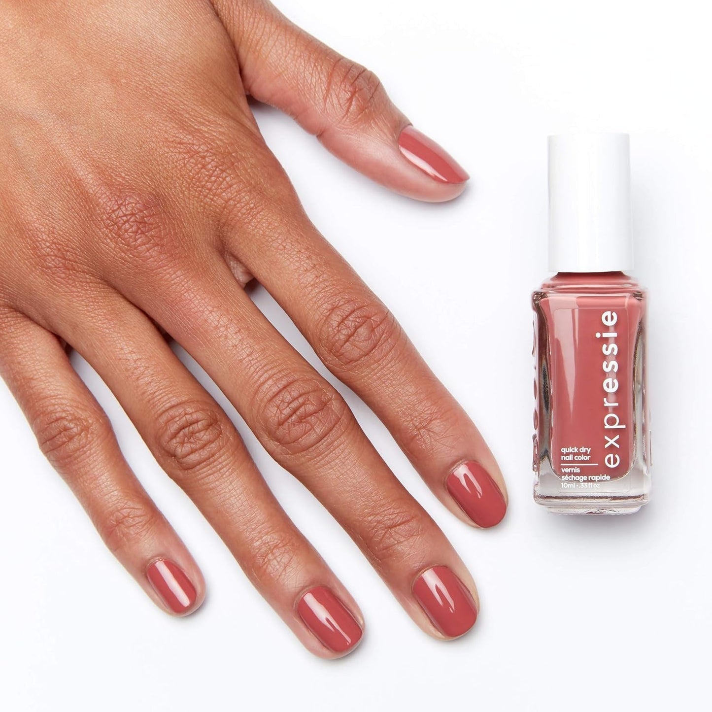 Expr, Quick-Dry Nail Polish, 8-Free Vegan, Nude Pink, Party Mix & Match, 0.33 Fl Oz (Pack of 2)