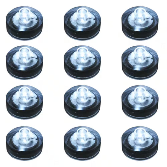 White Submersible LED Lights (Box of 12) - WORLD TIME VISITS