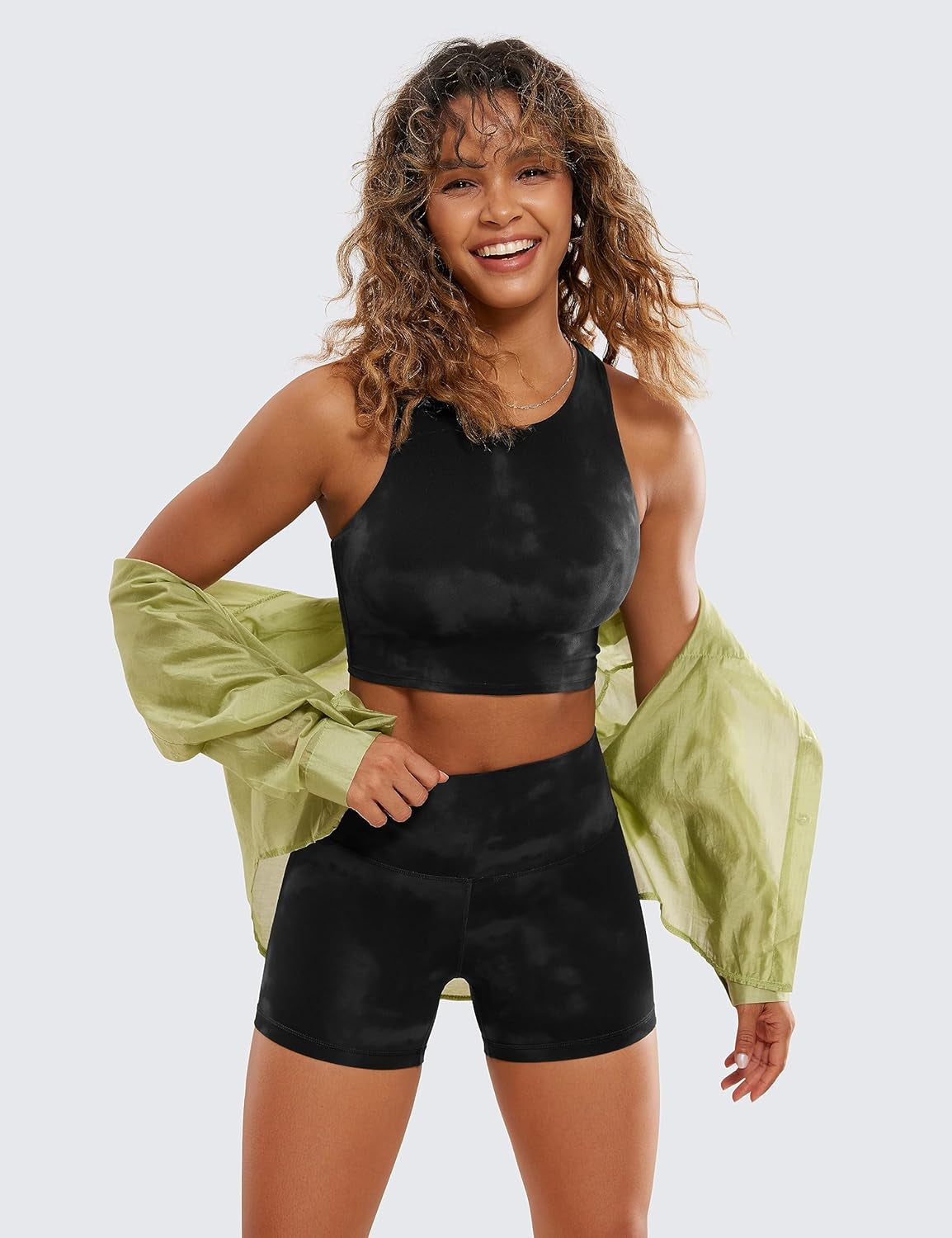 Womens Butterluxe Biker Shorts 4'' - High Waisted Booty Workout Volleyball Yoga Spandex