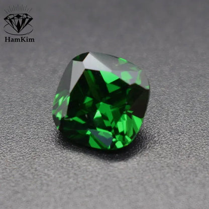 Emerald Natural AAAA 9.0Mm Colombia Emerald Corundum Spinel Square Shapes 5.70 Carats Jewelry Diy Green Gem AAAAA