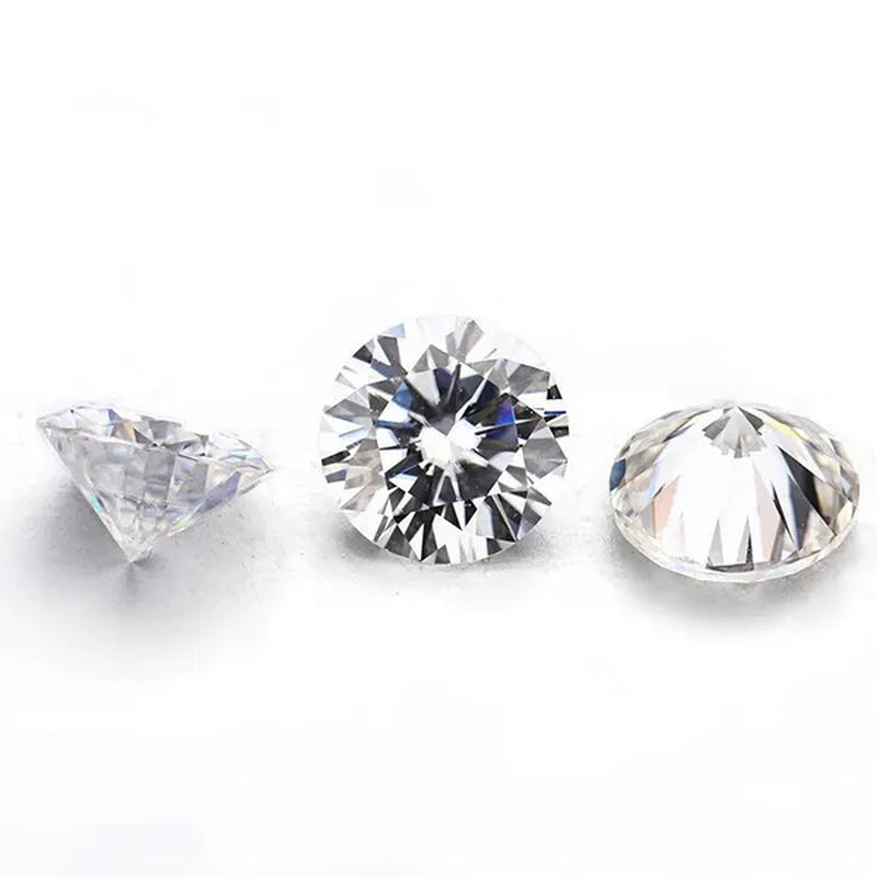 Luxury Moissanite D Color Round Shape VVS1 Excellent Clarity Natual Moissanite With GRA Certificate Report and Card (0.5Carat /1.0 Carat /2.0 Carat /3.0 Carat /4.0 Carat /5.0 Carat)