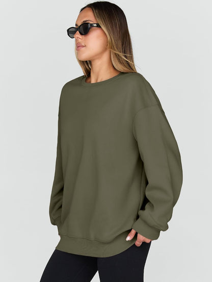 Sweatshirts for Women Hoodies Oversized Crewneck Tops Sweaters Comfy Fall Winter Outfits Clothes 2025 Fashion