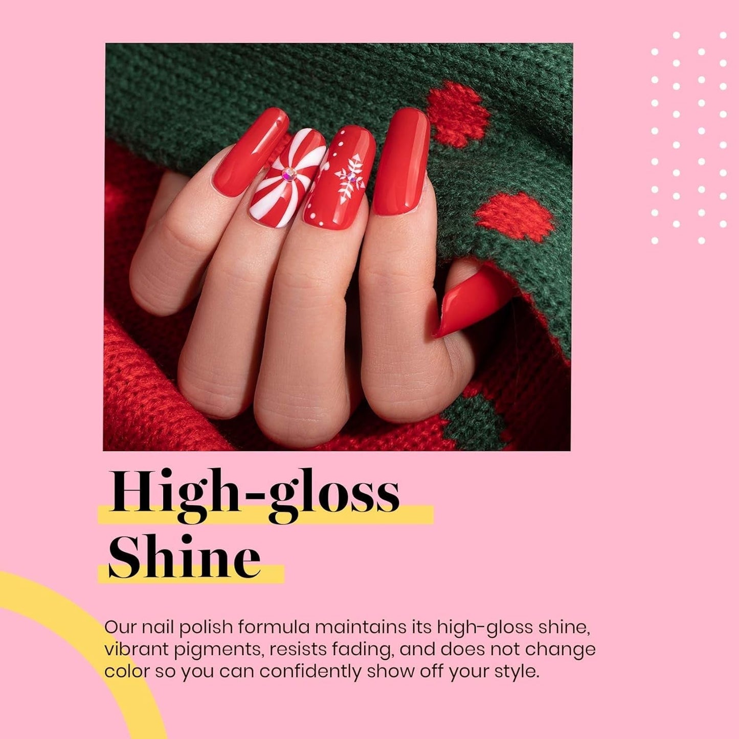Beetles Gel Nail Polish, 1 Pcs 15Ml 0.51 FL.OZ Red Color Soak off U V LED Gel Polish Nail Art Design Manicure Salon DIY Salon Gel