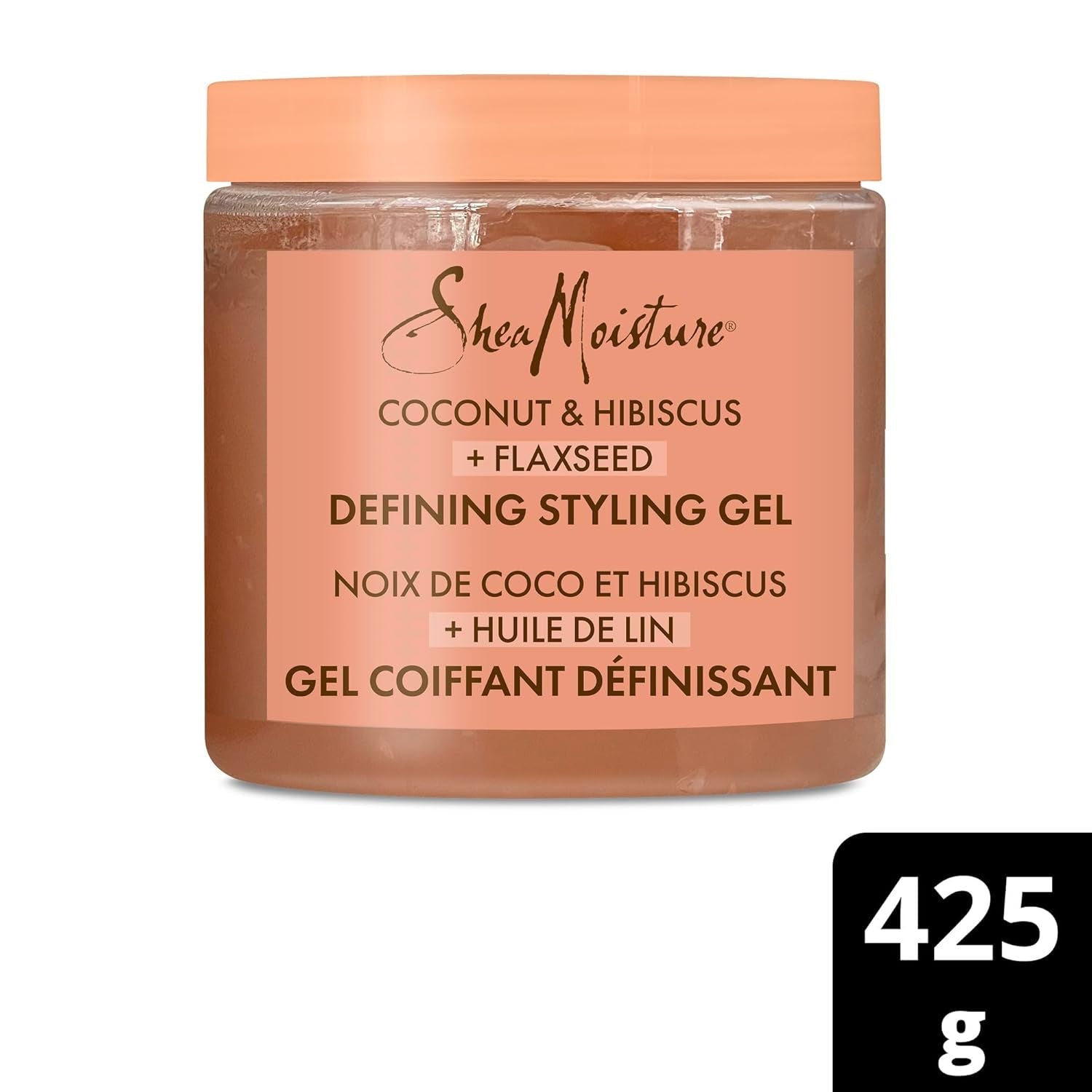Defining Styling Gel for Thick, Curly Hair Coconut and Hibiscus Paraben - Free Frizz Control Styling Gel 15 Oz - WORLD TIME VISITS
