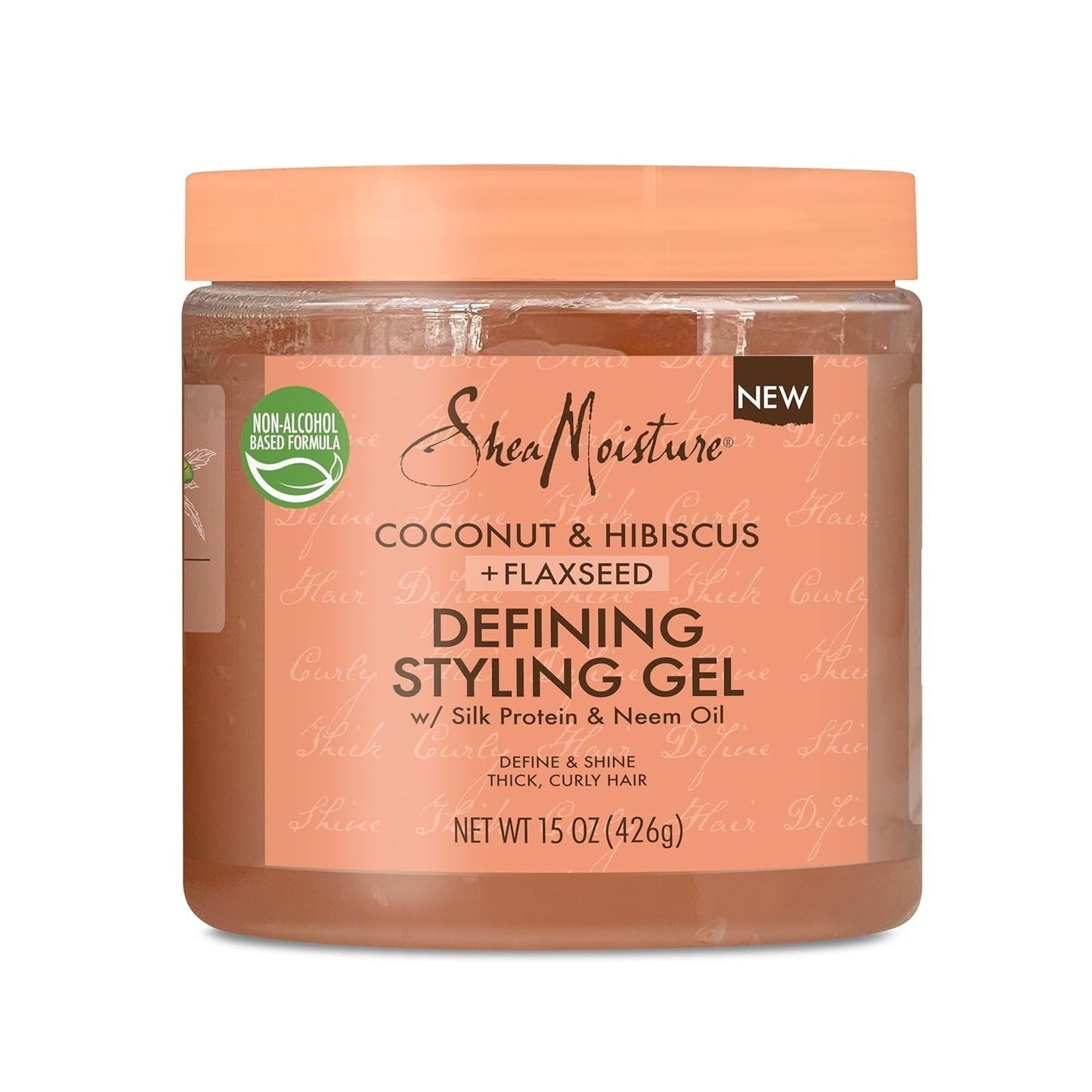 Defining Styling Gel for Thick, Curly Hair Coconut and Hibiscus Paraben - Free Frizz Control Styling Gel 15 Oz - WORLD TIME VISITS