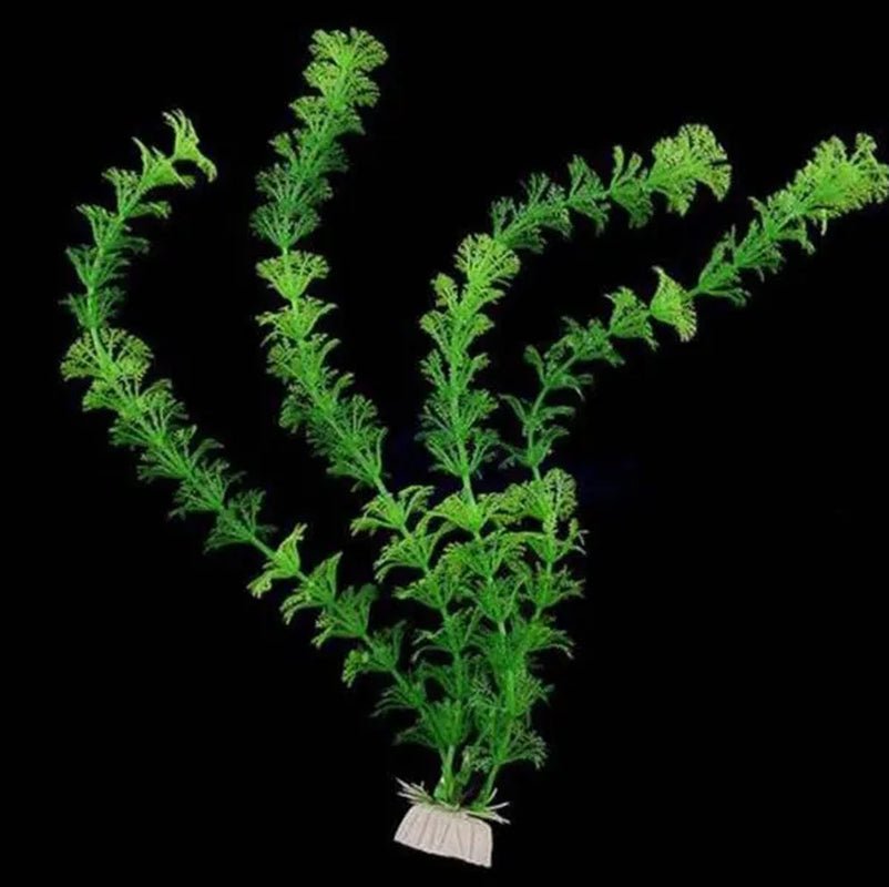 Delysia King Aquarium Fish Tank Decoration Aquatic Plants Artificial Green Grass - WORLD TIME VISITS