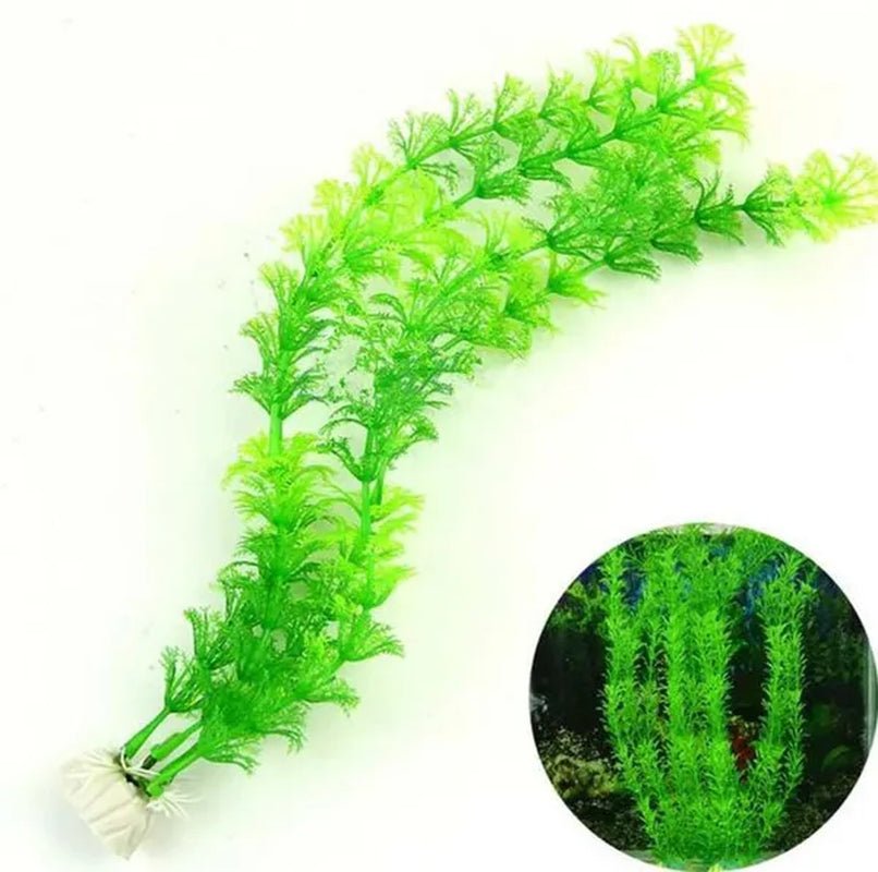 Delysia King Aquarium Fish Tank Decoration Aquatic Plants Artificial Green Grass
