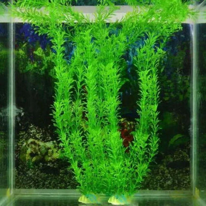 Delysia King Aquarium Fish Tank Decoration Aquatic Plants Artificial Green Grass
