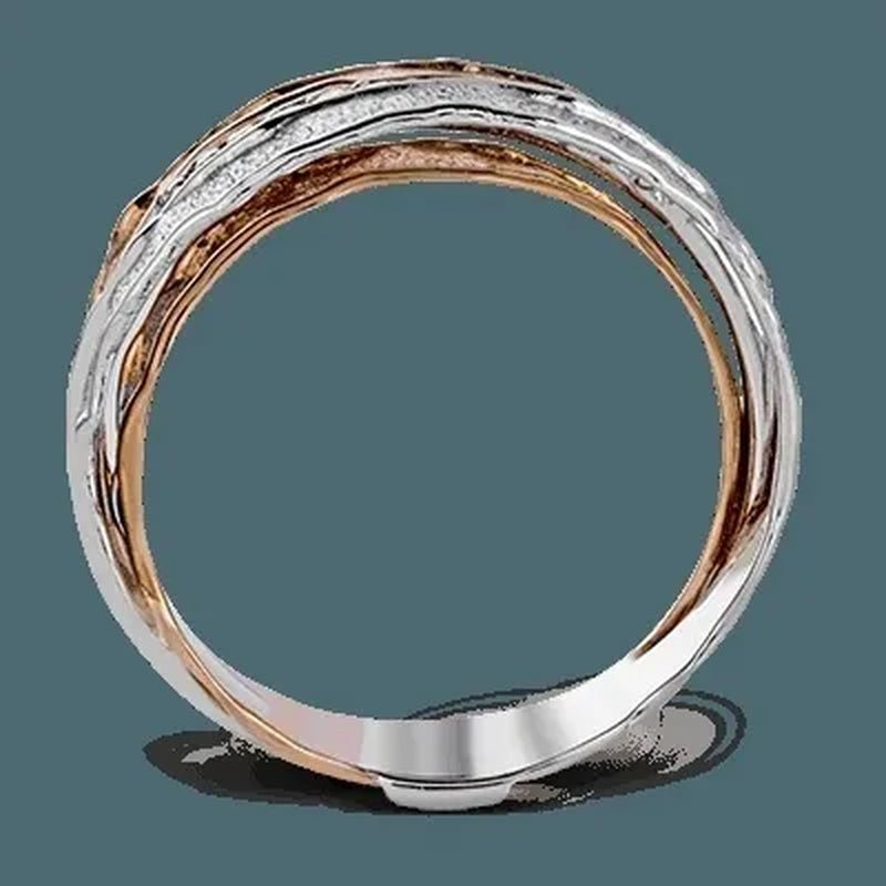 Delysia King Two - layer Zircon Ring - WORLD TIME VISITS