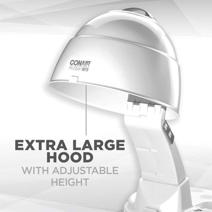 Bonnet Hair Dryer, 1875W Pro Style Bonnet Ionic Hair Dryer - WORLD TIME VISITS