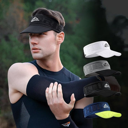 Sport Sun Visor Hats for Men Women Headsweats Sunvisor Cap for Men Women Sun Visors for Running, Golf, Tennis, Softball