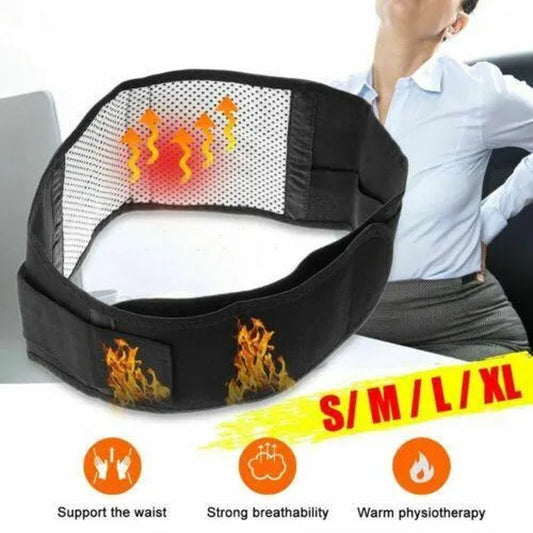 New Health Care Adjustable Waist Tourmaline Self heating Magnetic Therapy Back Waist Support Belt Lumbar Brace Massage Band