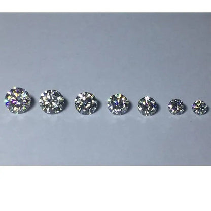 Luxury Moissanite D Color Round Shape VVS1 Excellent Clarity Natual Moissanite With GRA Certificate Report and Card (0.5Carat /1.0 Carat /2.0 Carat /3.0 Carat /4.0 Carat /5.0 Carat)