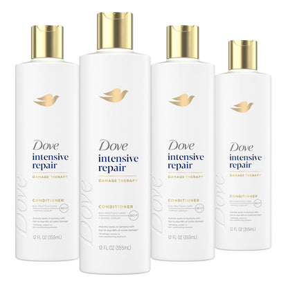 Deep Hair Conditioner, 4 Ct for Dry Hair, Intensive Repair, 12 Oz