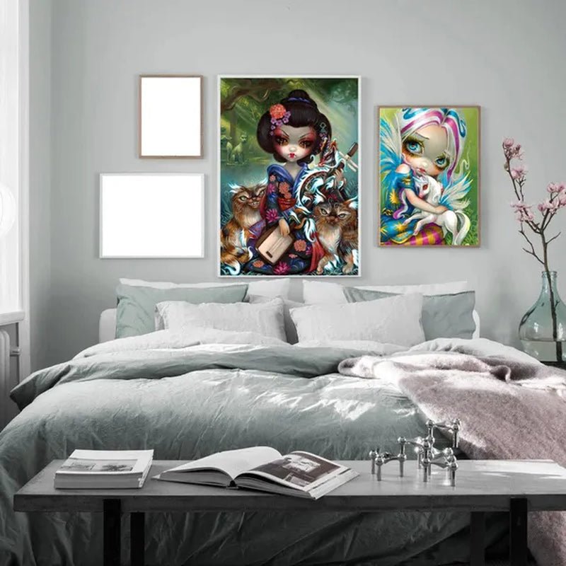 Diamond Painting Kits for Adults, DIY Full Round Drill Diamond Art  Diamond Painting By Numbers Kits Arts and Crafts for Home Wall Decor