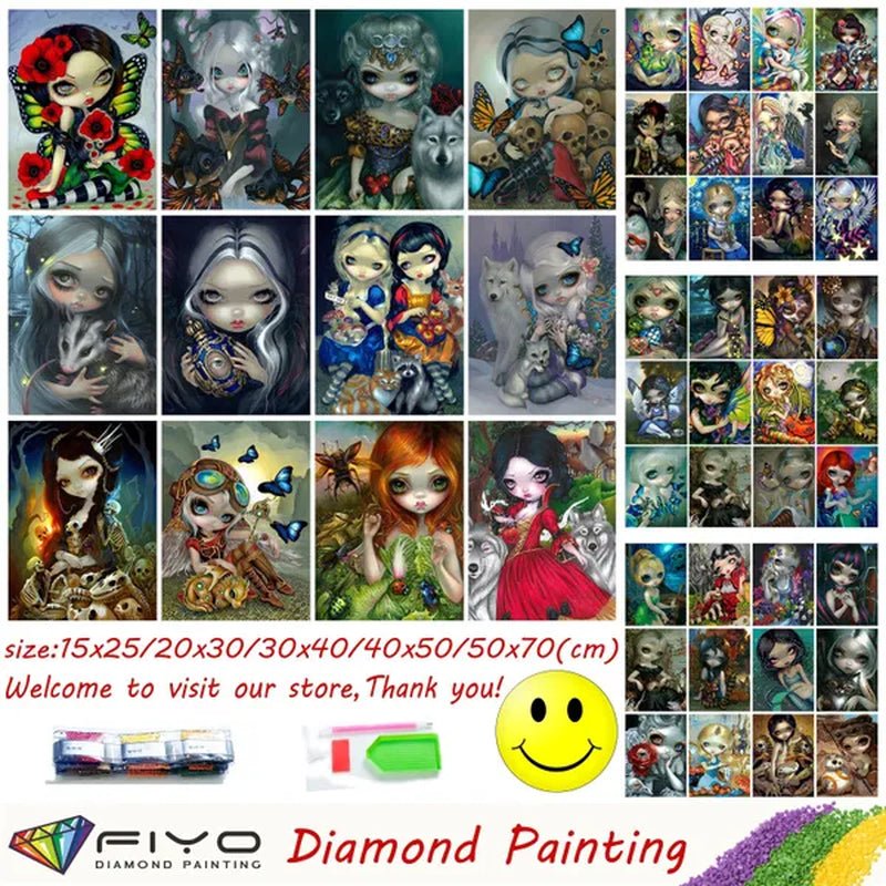 Diamond Painting Kits for Adults, DIY Full Round Drill Diamond Art Diamond Painting By Numbers Kits Arts and Crafts for Home Wall Decor - WORLD TIME VISITS