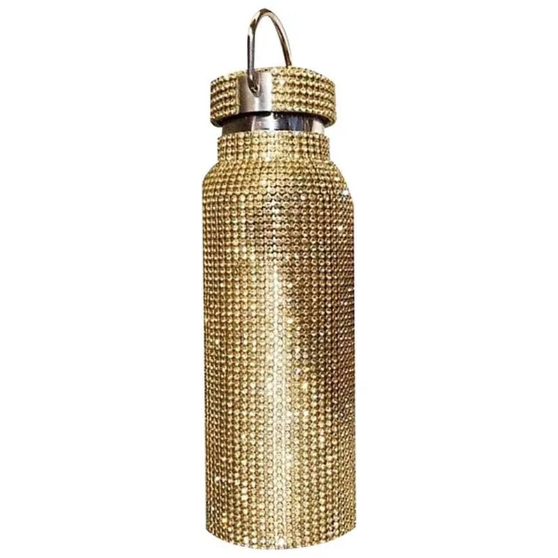 Diamond Water Bottle, Stainless Steel Insulated Water Bottle 12/17/25Oz, Glitter Water Bottles for Women