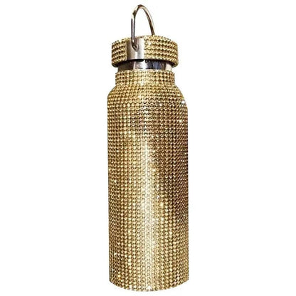 Diamond Water Bottle, Stainless Steel Insulated Water Bottle 12/17/25Oz, Glitter Water Bottles for Women