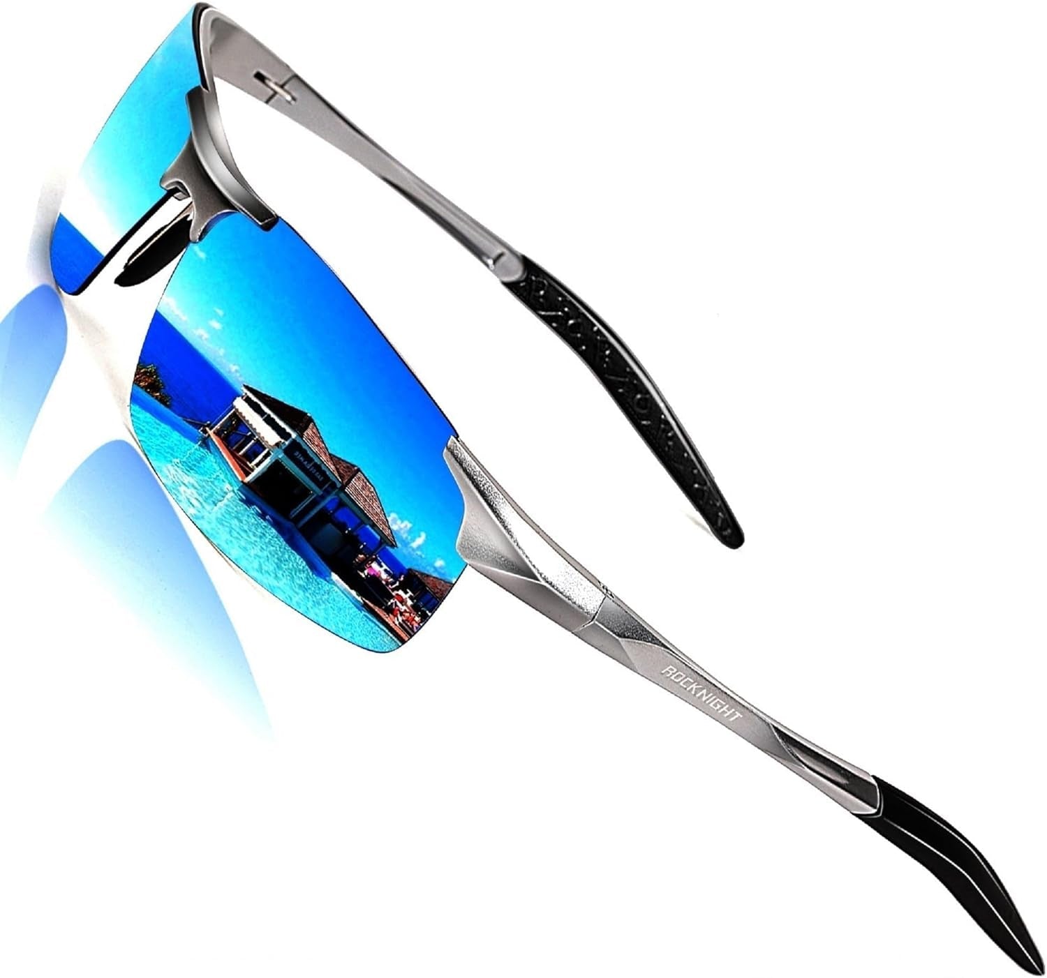 Driving HD Polarized UV400 Protection Ultra Light Al - Mg Golf Fishing Outdoor Sunglasses - WORLD TIME VISITS