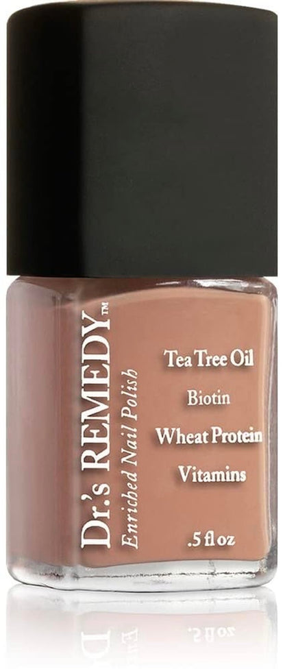 Dr’S Remedy Nail Polish, All Natural Enriched Nail Strengthener Non Toxic and Organic - GENTLE Gingerbread - WORLD TIME VISITS