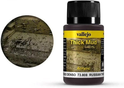 '- Weathering FX | Russian Thick Mud 40 Ml. (1.35 Fl.Oz.) | Permanent Pigments and Water Based Acrylic Resins | Ideal for Miniatures, Scale Models & Dioramas