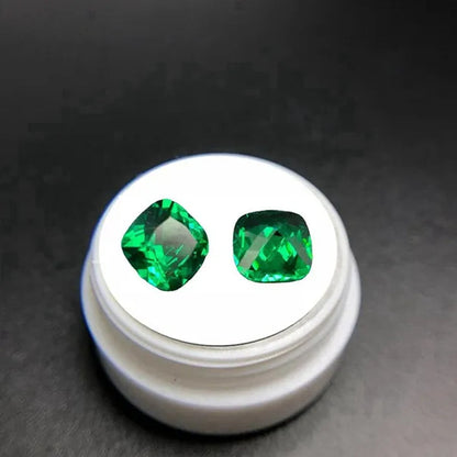 Emerald Natural AAAA 9.0Mm Colombia Emerald Corundum Spinel Square Shapes 5.70 Carats Jewelry Diy Green Gem AAAAA - WORLD TIME VISITS