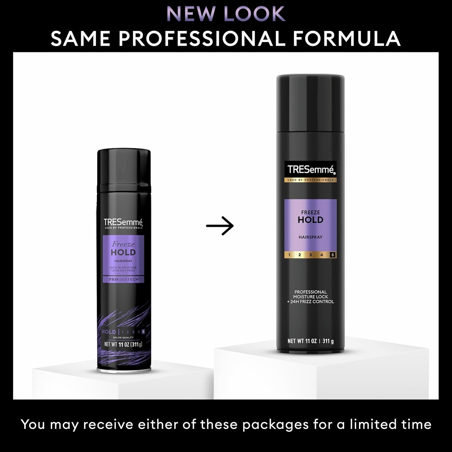 Tresemm? TRES Two Aerosol Hairspray for All Hair Types Freeze Hold Hair Styling anti Frizz Hairspray with All Day Humidity Resistance 11 Oz, Pack of 6 - WORLD TIME VISITS