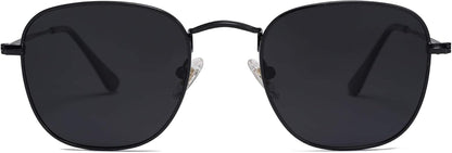 Square Polarized Sunglasses for Men Women Classic Vintage Retro Style