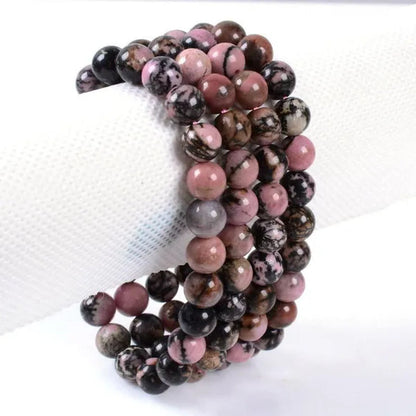 6mm 8mm Natural Stone Chakra Beaded Charm Bracelets Tiger Eye Amethyst Lapis Lazuli Healing Beads Bracelet Women Yoga Jewelry