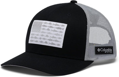 Unisex-Adult Pfg Fish Flag Mesh Snap Back