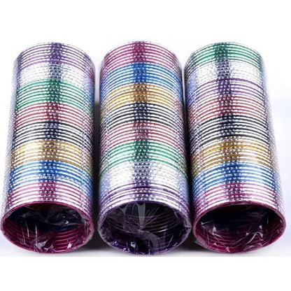 Wholesale Mixed 50Pcs Vintage Dance Cuff Bangle Aluminum Bracelets For Women Party Cool Charm Jewelry