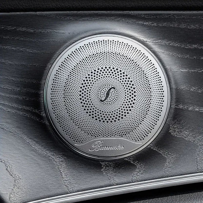 Car Door Audio Speaker Decor Cover Loudspeaker 3D Trim Sticker for Mercedes Benz AMG C E Class W205 W213 GLC Car Styling Accessories
