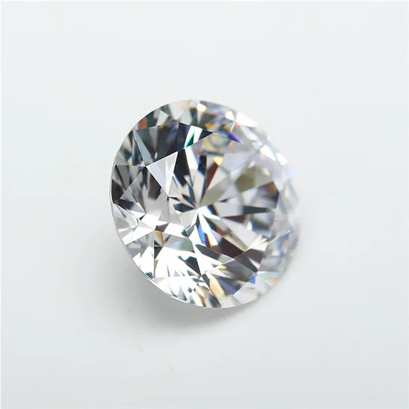 10Mm round Hearts Zircon 5A Stone Bare Stone Wholesale Artificial Gemstone Cubic Zirconia 10Pcs/25Pcs/50Pcs