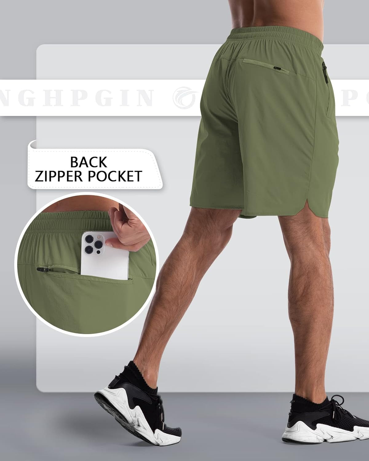 2 Pack Mens Workout Athletic Shorts 7 Inch Inseam Quick Dry Hiking Shorts Men Lightweight Sports Gym Shorts Running - WORLD TIME VISITS