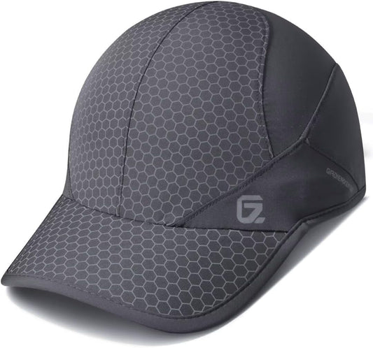 Stretch Running Hat with Soft Brim, Quick Dry, Unstructured, Unisex-Adult