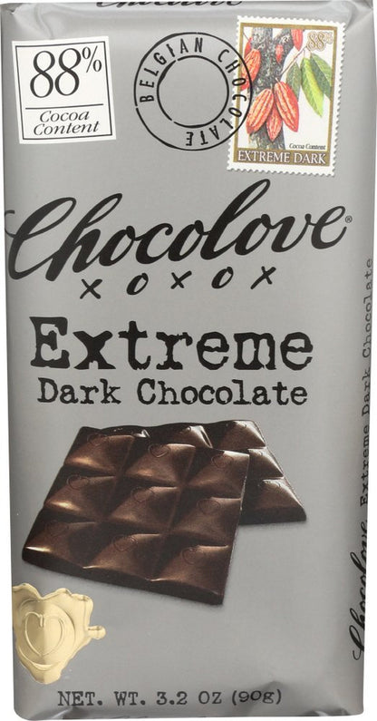 Extreme Dark Chocolate 88%, 3.2 Oz