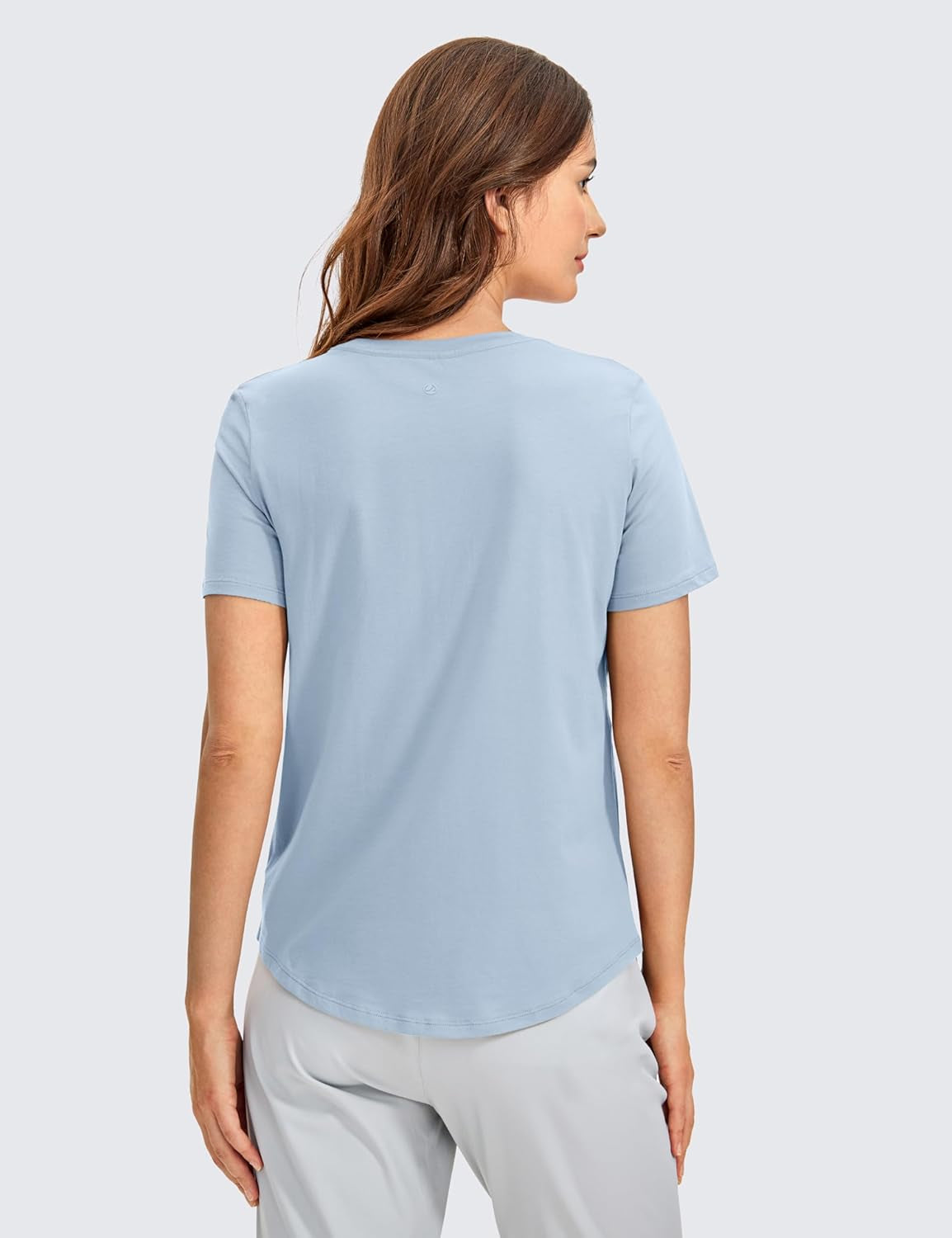 Women'S Pima Cotton Short Sleeve T-Shirt Athletic Top